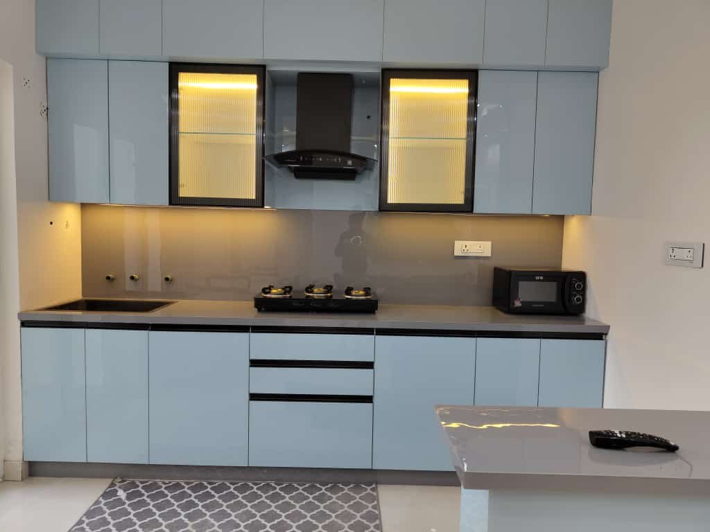 Sample flat kitchen